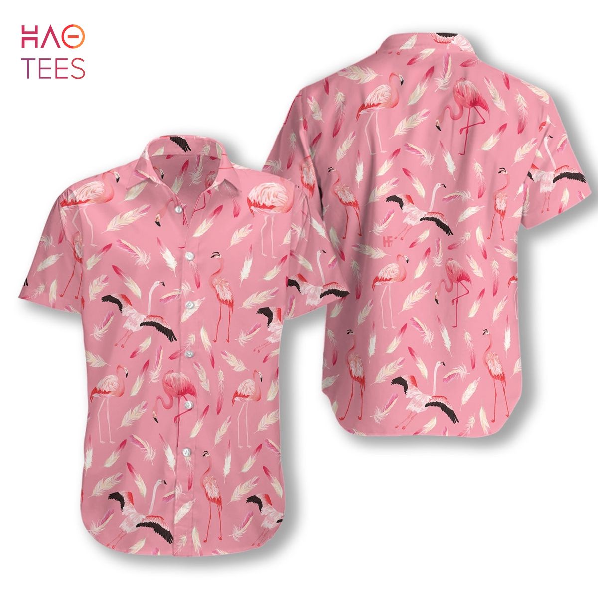 NEW Flamingo Hawaiian Shirt