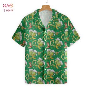 NEW Happy Saint Patrick’s Day Ireland Proud Pattern Hawaiian Shirt