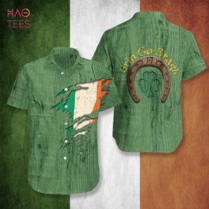 NEW Irish Proud Erin Go Bragh Hawaiian Shirt NEW Irish Proud Erin Go Bragh Hawaiian Shirt