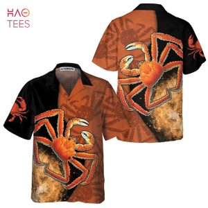 NEW King Crab Hawaiian Shirt NEW King Crab Hawaiian Shirt