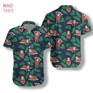 NEW Lazy Sloth Hawaiian Shirt NEW Lazy Sloth Hawaiian Shirt