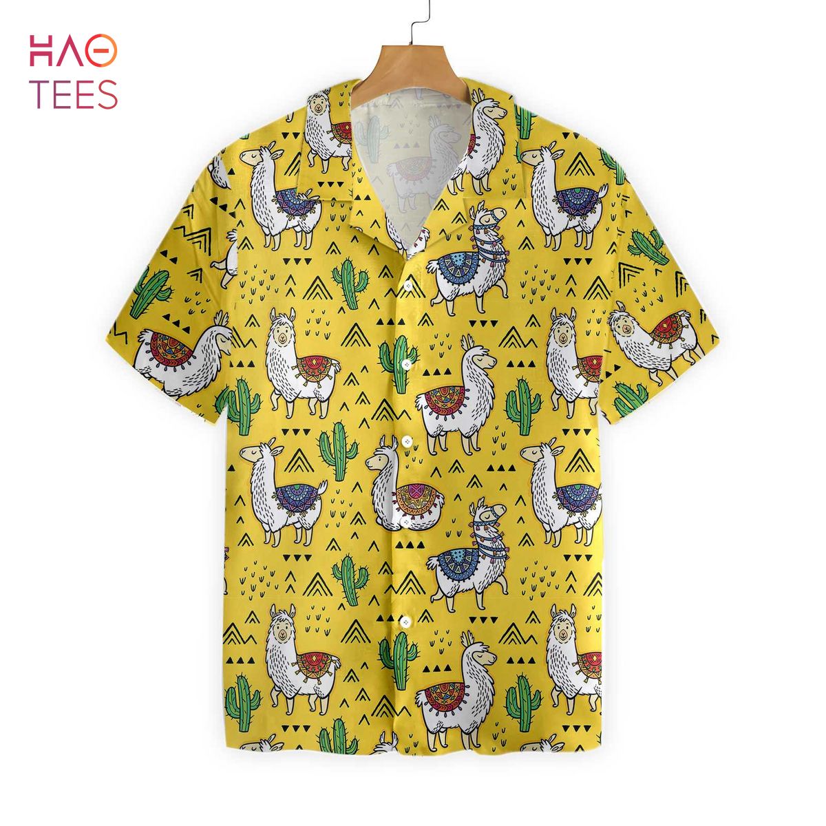 NEW Llamas Cactuses Hawaiian Shirt NEW Llamas Cactuses Hawaiian Shirt