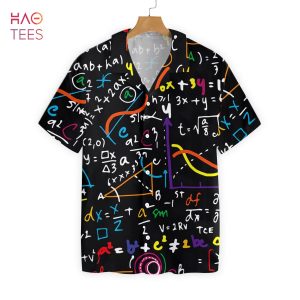 NEW Math Teacher Seamless Pattern Hawaiian Shirt
