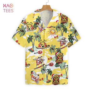 NEW Merry Christmas Santa Claus Hawaiian Shirt