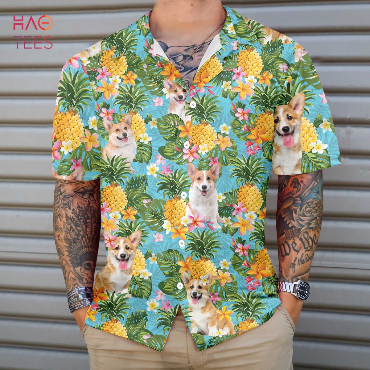 NEW Pineapple Corgis Lover Hawaiian Shirt NEW Pineapple Corgis Lover Hawaiian Shirt