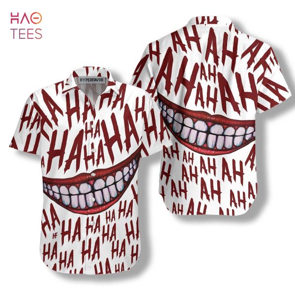[BEST] Scary Halloween Clown Smile Hawaiian Shirt