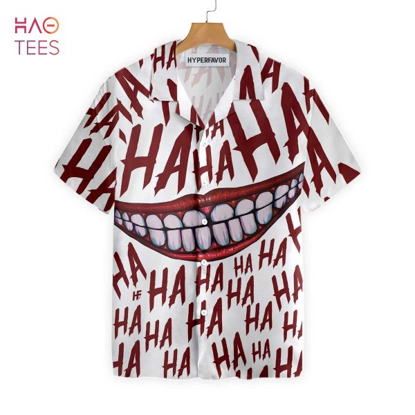 [BEST] Scary Halloween Clown Smile Hawaiian Shirt
