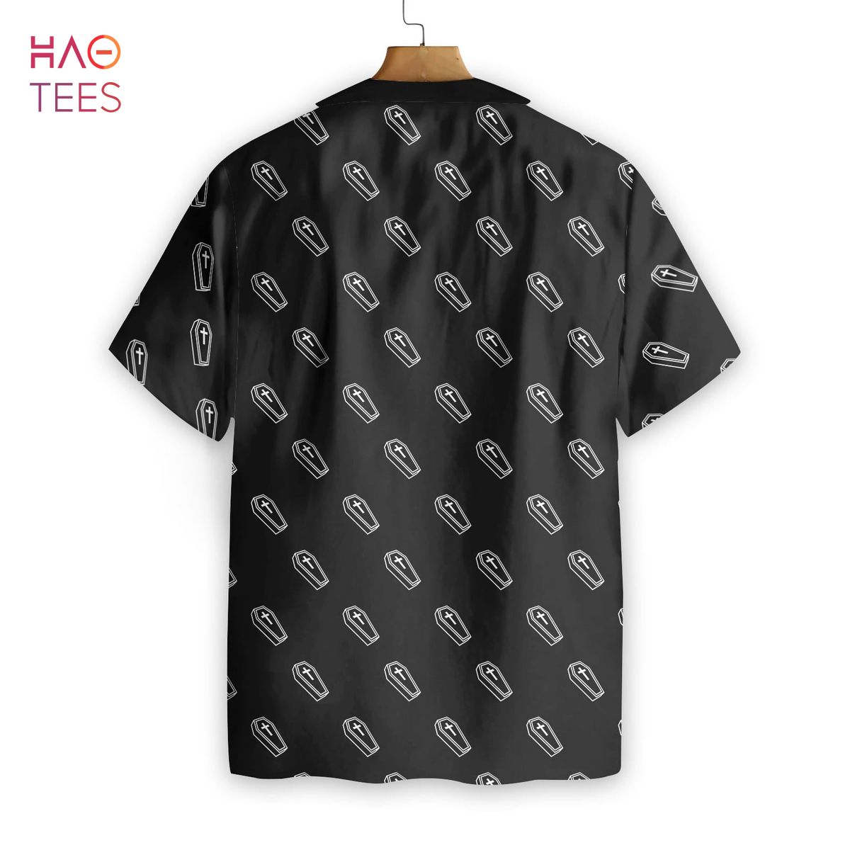 [BEST] Seamless Coffin Pattern Hawaiian Shirt