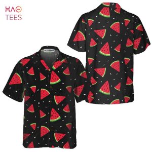 [BEST] Seamless Hand Drawn Watermelon Pattern Hawaiian Shirt