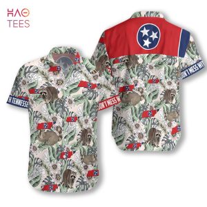[BEST] Tennessee Raccoon And Passion Flowers Hawaiian Shirt