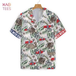 [BEST] Tennessee Raccoon And Passion Flowers Hawaiian Shirt