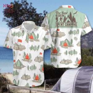 [BEST] The Best Days Are Spent Camping Hawaiian Shirt