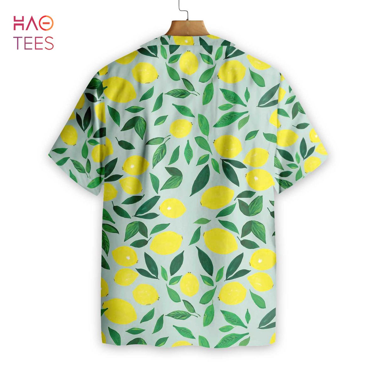 [BEST] Tropical Lemon And Leaves Hawaiian Shirt