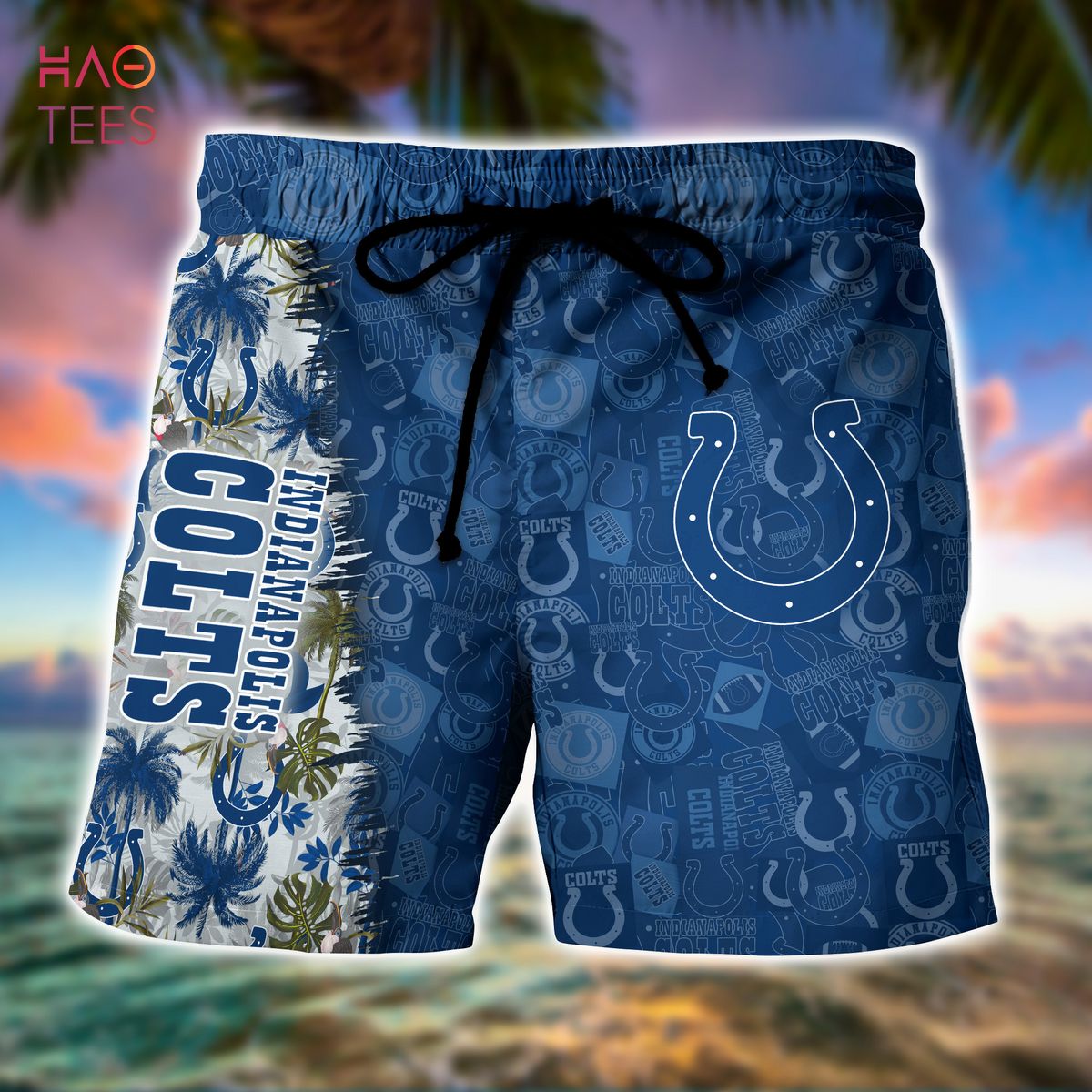 Indianapolis Colts NFL And Tropical Pattern Combo Summer Hawaiian Shirt And  Pants