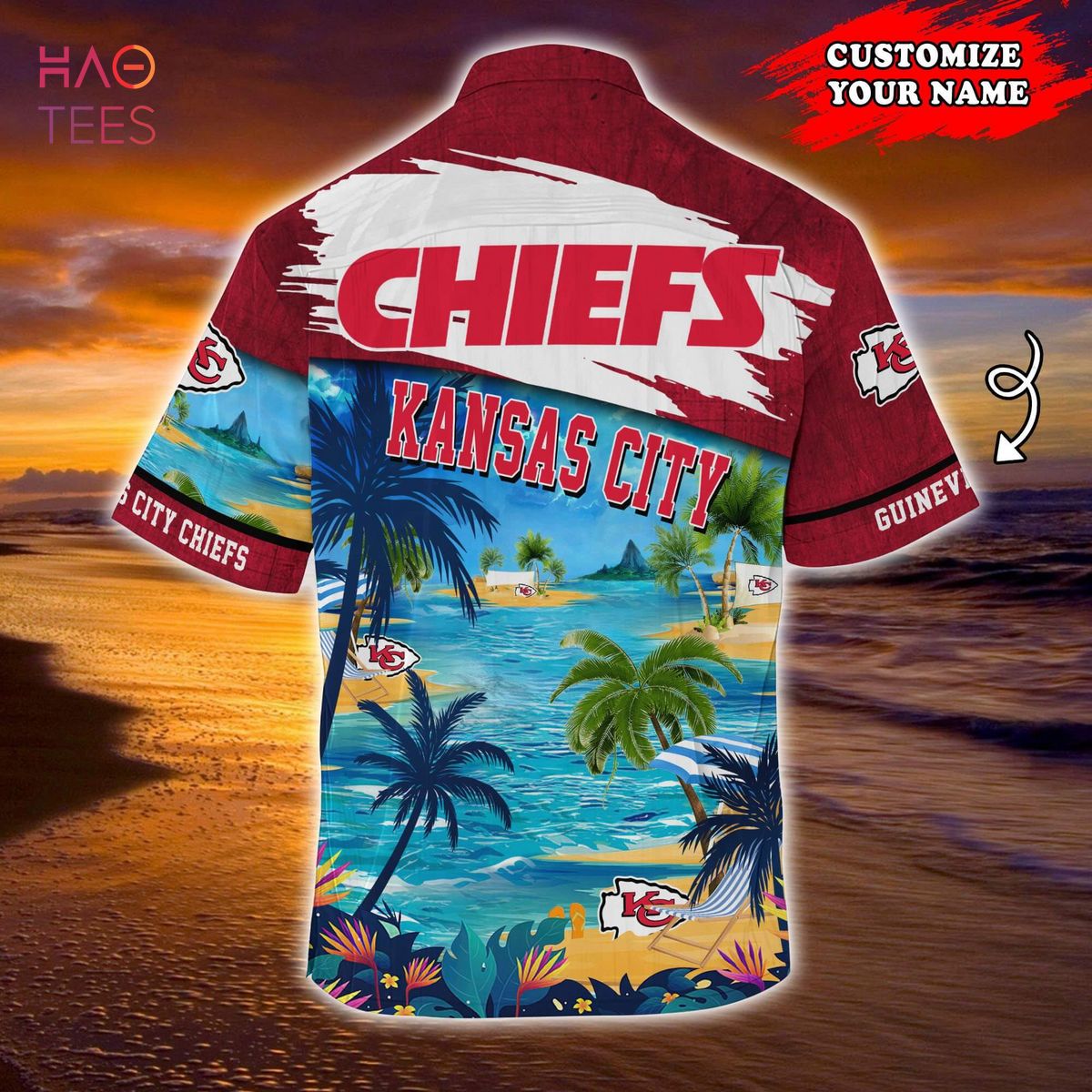 Kansas City Chiefs NFL Customized Summer Hawaiian Shirt