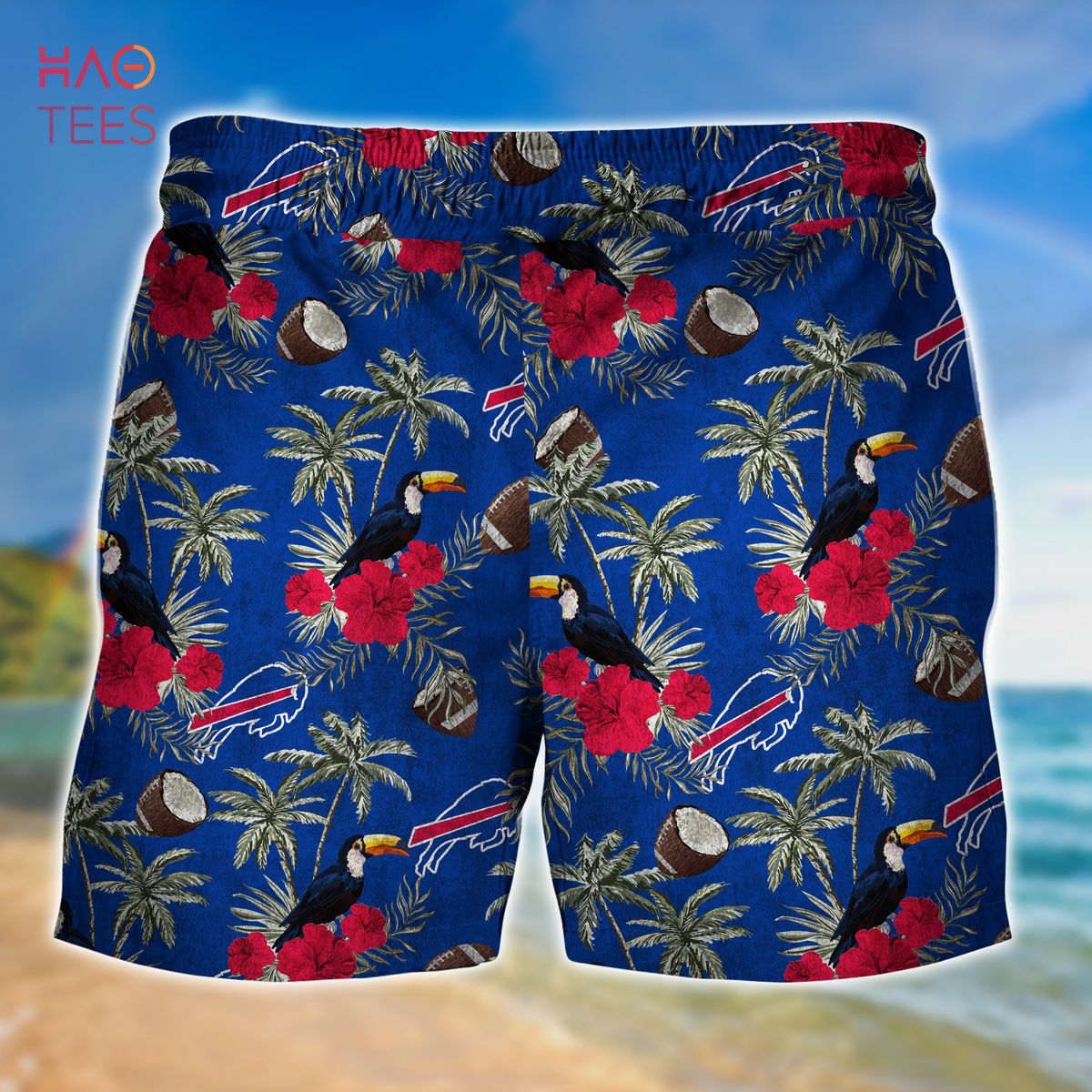 Buffalo Bills Nfl Beach Lover Hawaiian Shirt And Shorts Happy Summer Gift  For Fans - Banantees