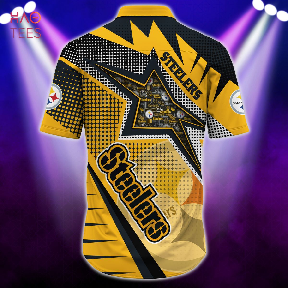 NEW Pittsburgh Steelers NFL Hawaiian 3D Shirt
