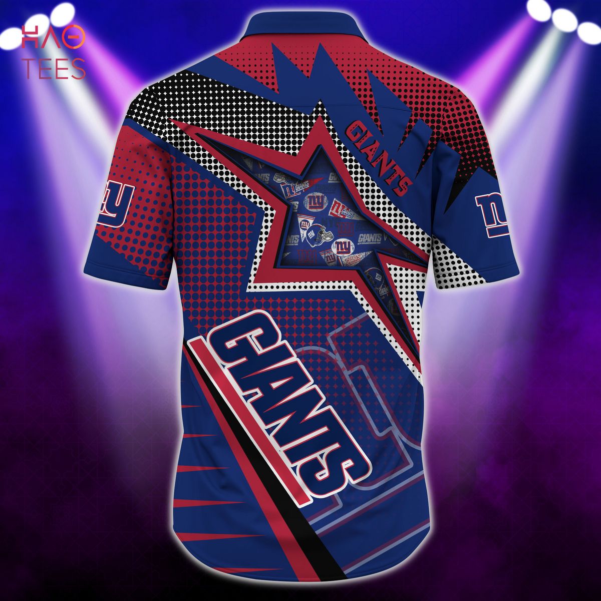 NEW York Giants NFL Hawaiian 3D Shirt