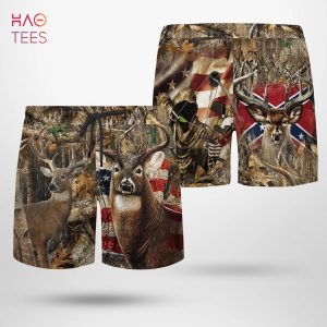 Deer Hunting Summer Beach Shorts