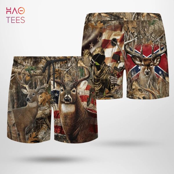 Deer Hunting Summer Beach Shorts