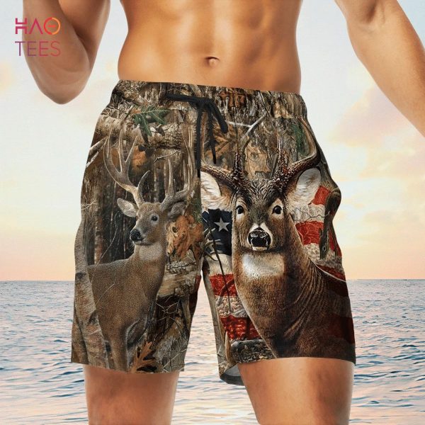 Deer Hunting Summer Beach Shorts