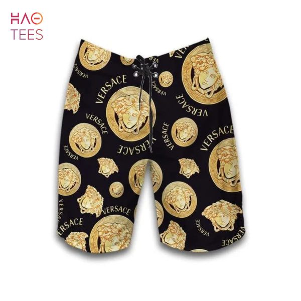 Versace Luxury Gold Beach Shorts Limited Edition