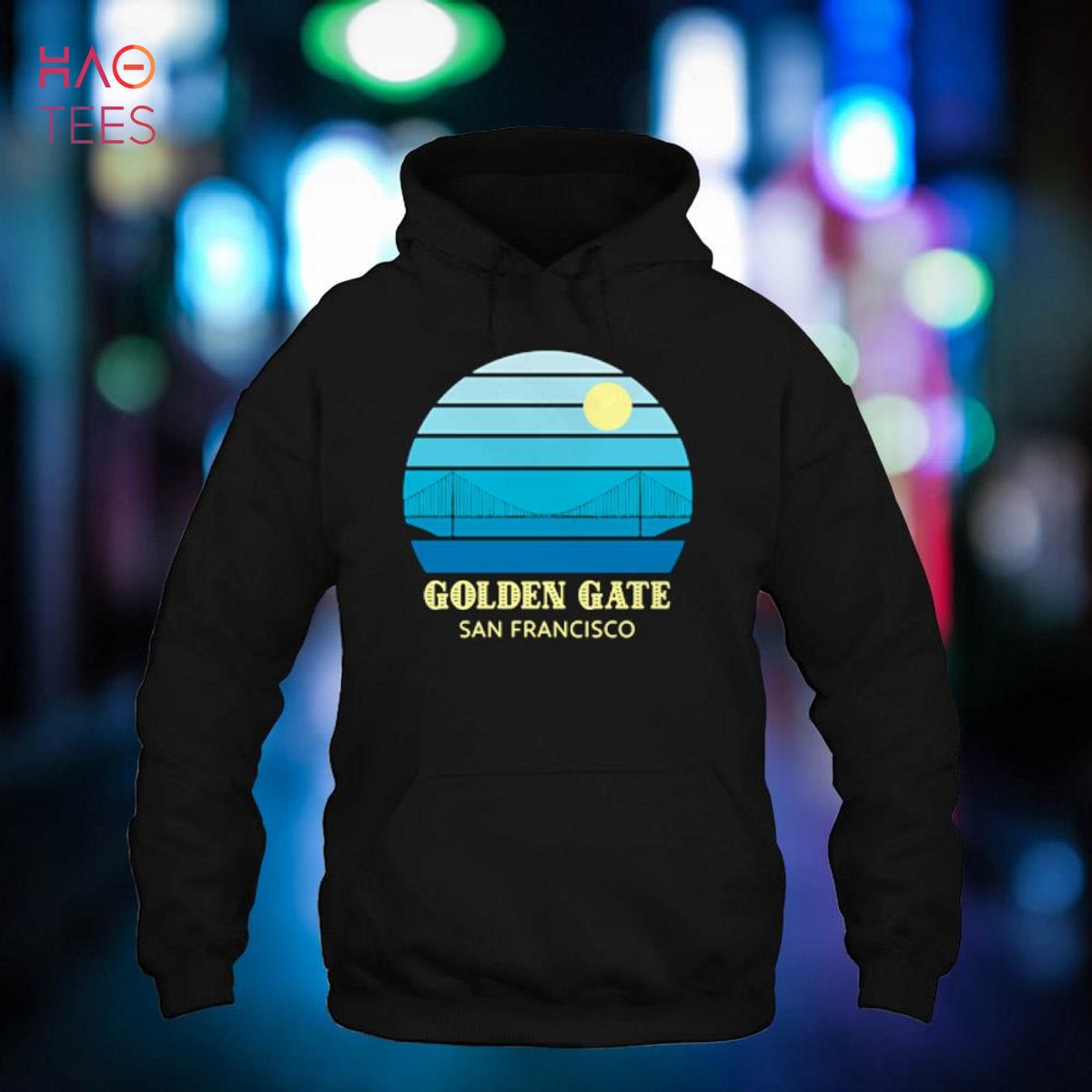 San Francisco California Golden Gate Bridge Pullover Hoodie