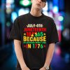 Juneteenth Celebrate 1865 June 19th African Flag Black Pride Shirt