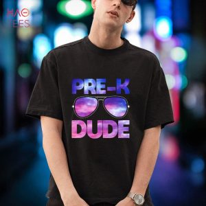 Pre-K Dude Back to School Shirt First Day of Preschool Gifts Shirt