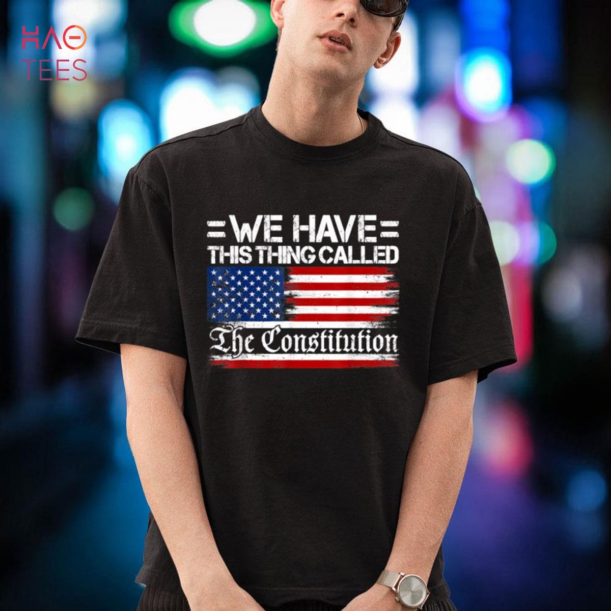 fenomeen gesponsord crisis We Have This Thing Called The Constitution American Patriot Shirt