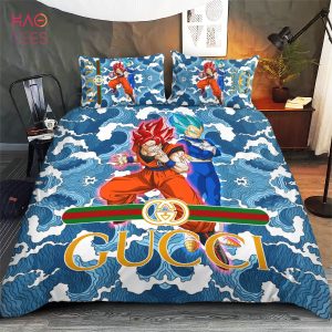 Songoku Vegeta Gucci Limited Edition Bedding Sets