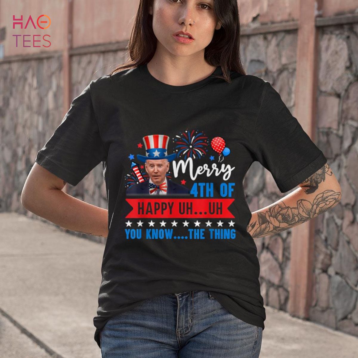 Dazed Biden Confused Merry Happy 4th Of You Know The Thing Shirt