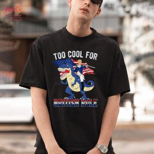 Donald Trump 4th of July For British Rule Dinosaur Shirt
