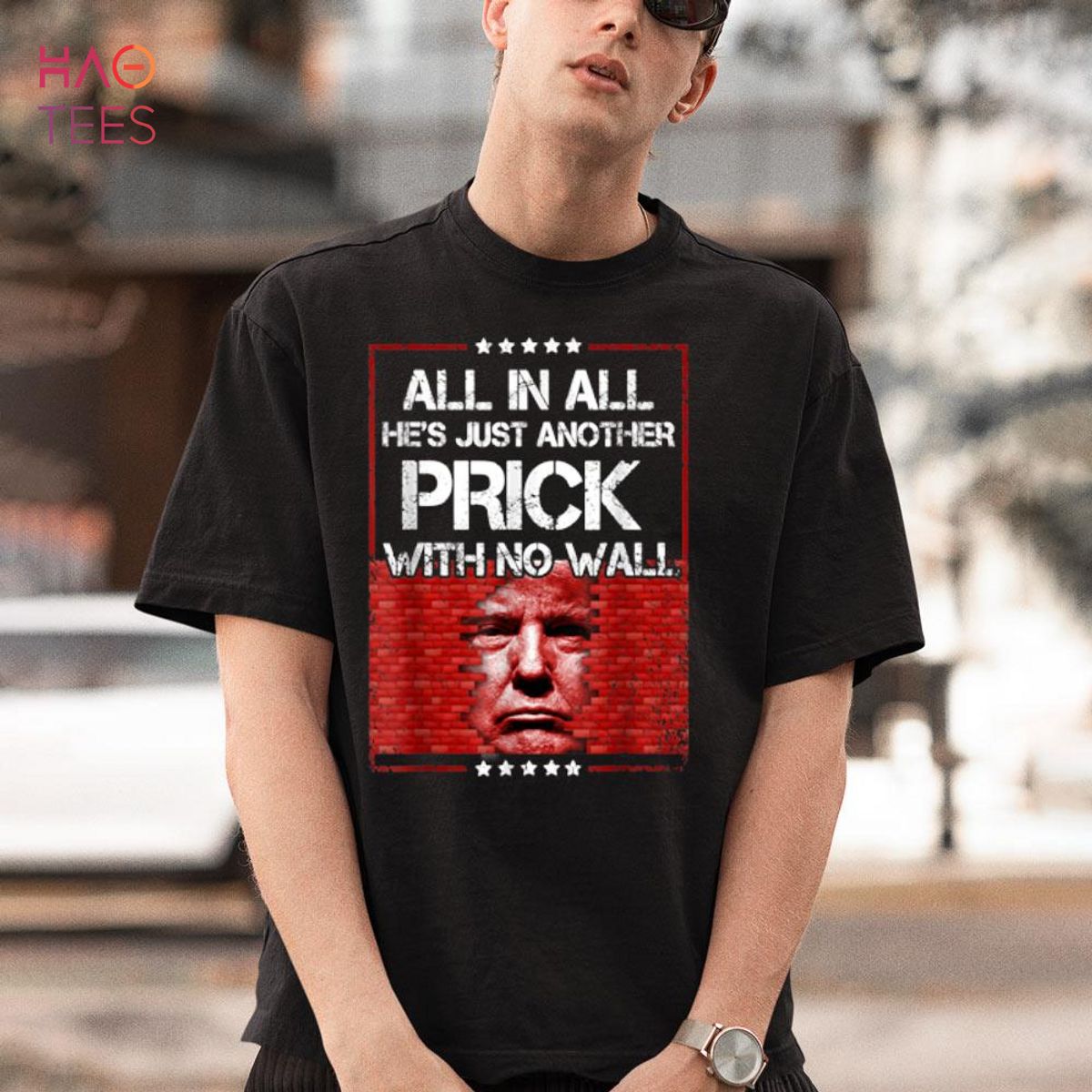 Donald Trump All In All He's Just Another Prick With No Wall Shirt Donald Trump All In All He's Just Another Prick With No Wall Shirt