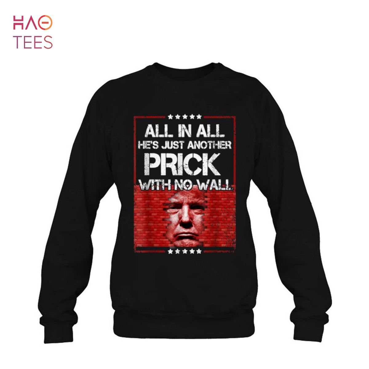 Donald Trump All In All He's Just Another Prick With No Wall Shirt Donald Trump All In All He's Just Another Prick With No Wall Shirt