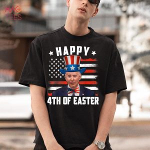 Funny Dazed Joe Biden Happy 4th Of Easter Confused Memorial Shirt