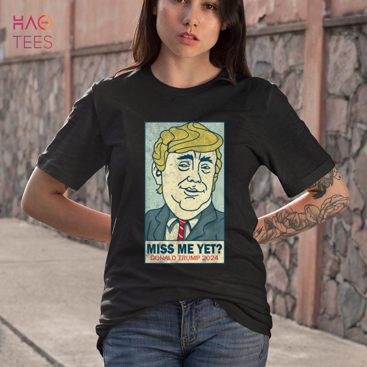 Miss Me Yet Trump 2024 Patriot American Bumper Sticker Made In USA - Foto 8