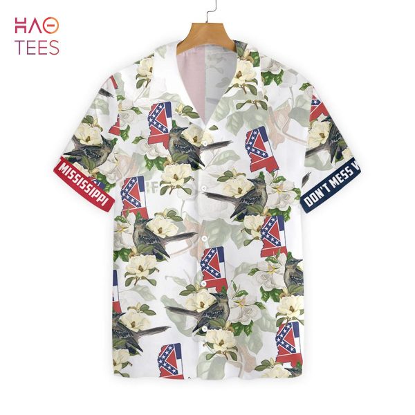 Mississippi Mockingbird And Magnolia Hawaiian Shirt