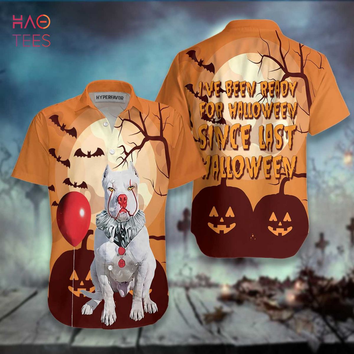 Pitbull Has Been Ready For Halloween Since Last Halloween Hawaiian Shirt