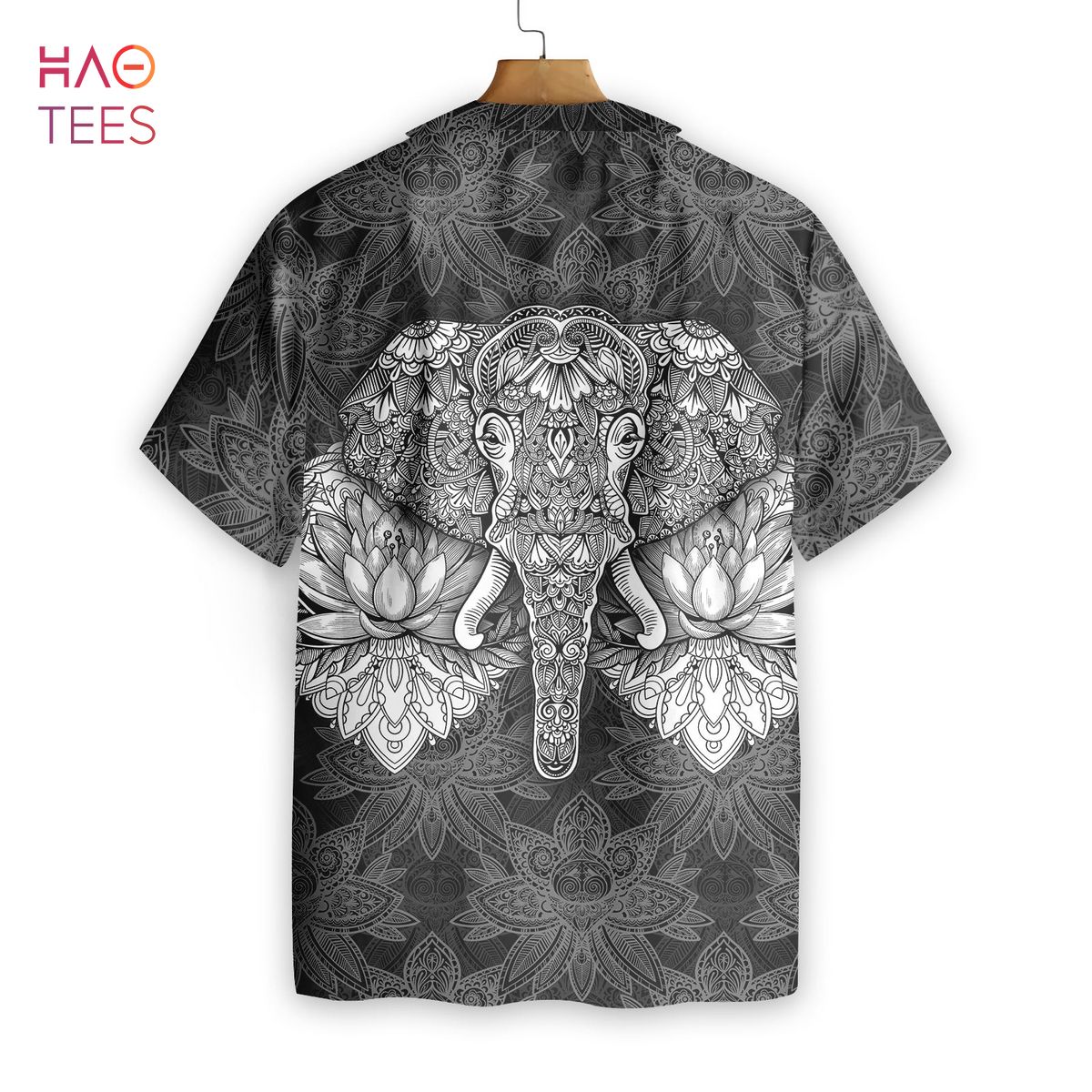 Mandala Elephant Hawaiian Shirt