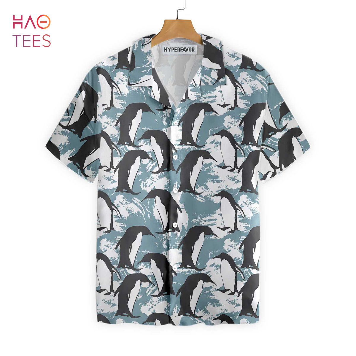 Penguin Seamless Pattern Hawaiian Shirt Penguin Seamless Pattern Hawaiian Shirt