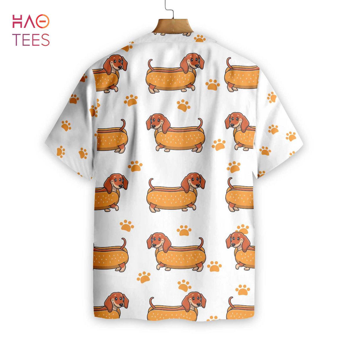 Real Hotdog Dachshund Hawaiian Shirt