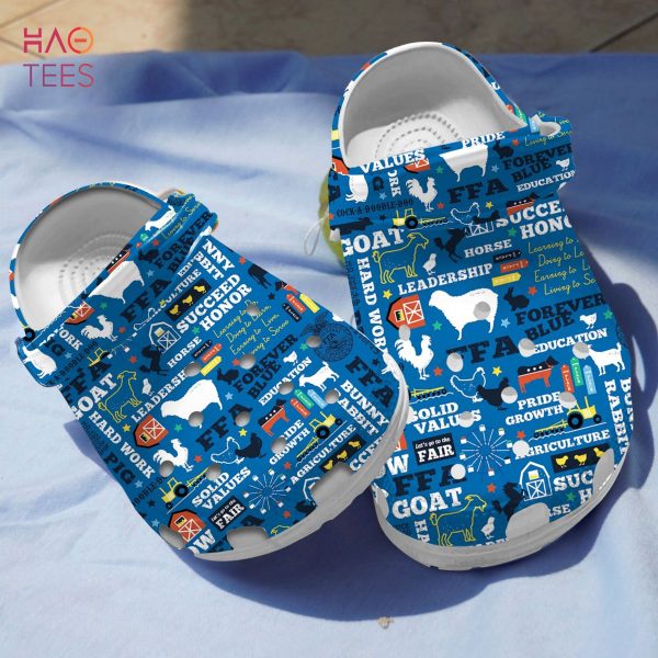 Agriculture FFA Blue Crocs