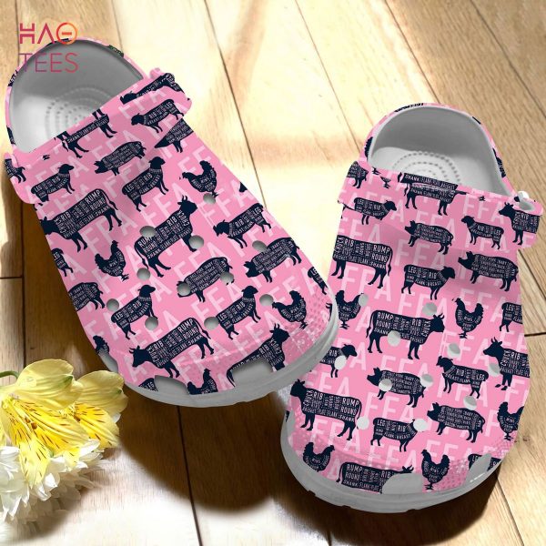 Agriculture FFA Pink Crocs