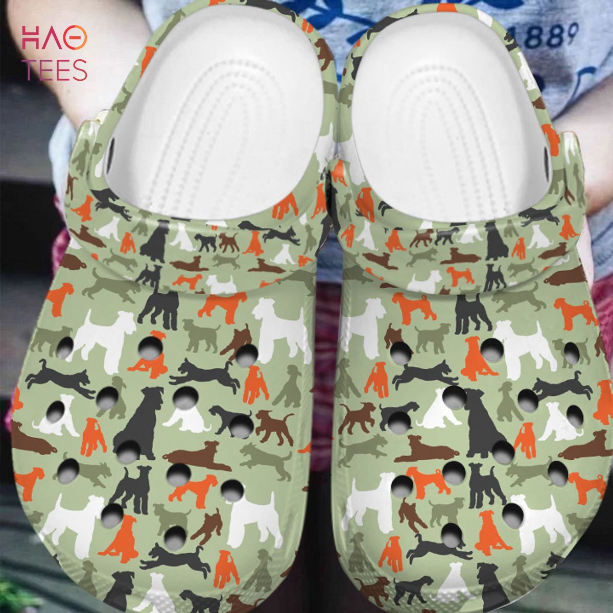 Airedale Terrier Camo Limited Edition Slippers