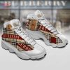 Air Jordan 13 Mix Burberry Limited Edition Sneaker POD Design
