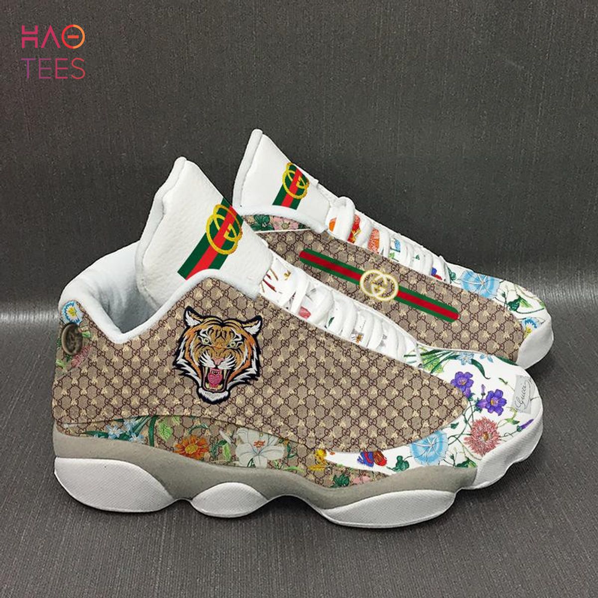 Air Jordan 13 Mix Gucci Luxury Limited Edition Sneaker Shoes Luxury Store