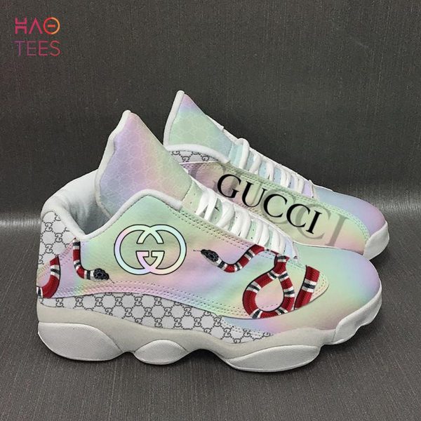 Air Jordan 13 Mix Gucci White Limited Edition Sneaker Shoes