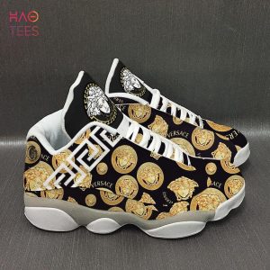 Air Jordan 13 Mix Versace Gold New Limited Edition Sneaker Shoes POD Design