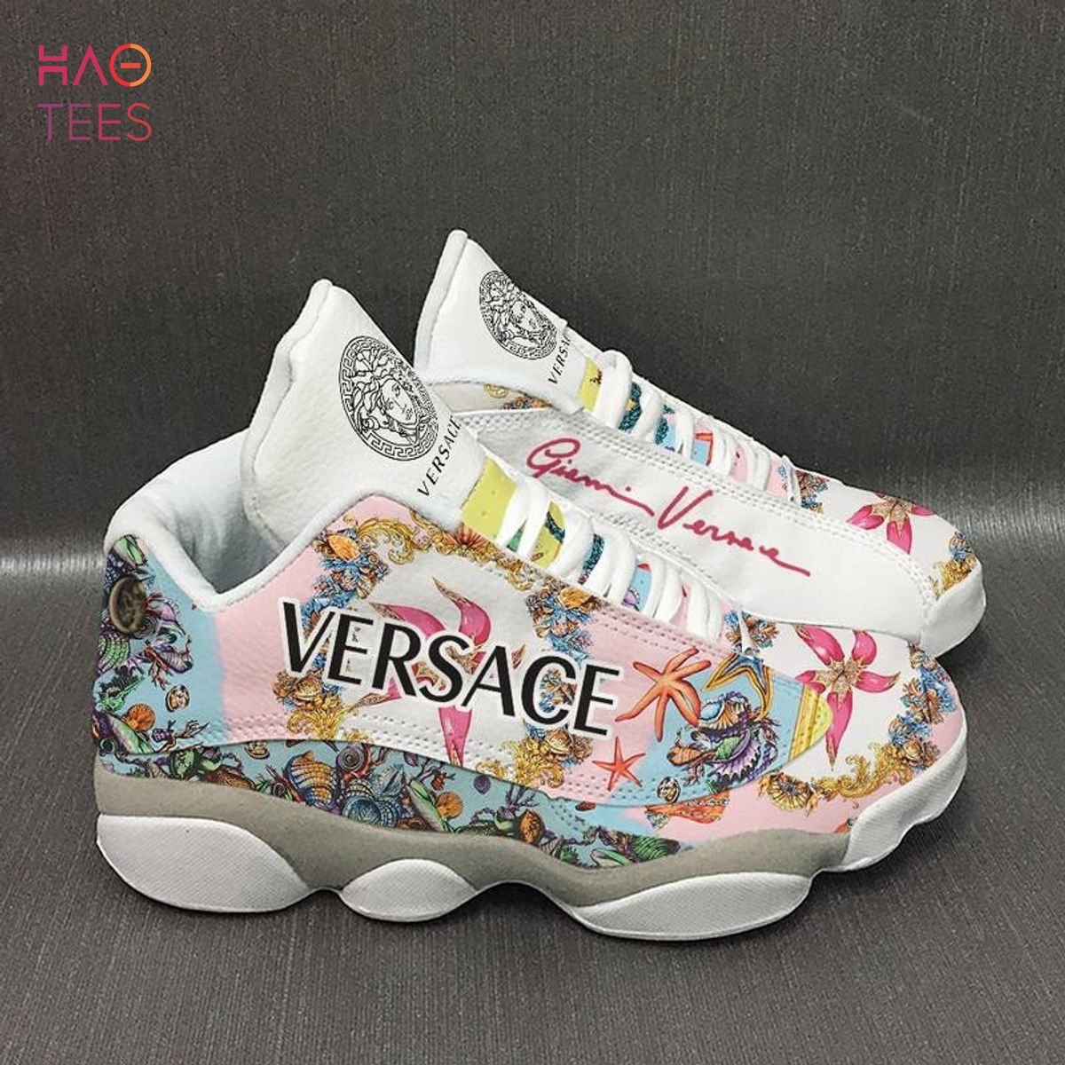 Air Jordan 13 Mix Versace Sea Limited Edition Sneaker Shoes